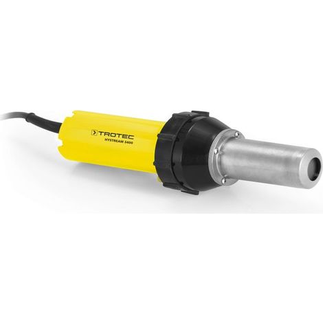 TROTEC Heißluftpistole HyStream 3400 – Heißluftfön Temperaturstufen 20 °/ 650 °, 3400 W – Überhitzungsschutz, zum Entlacken, Löten, Schrumpfen