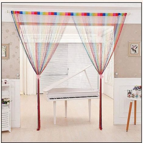 Rideau - Arc-en-Ciel - 90x200cm - Polyester - Intérieur - Contemporain (1/4)