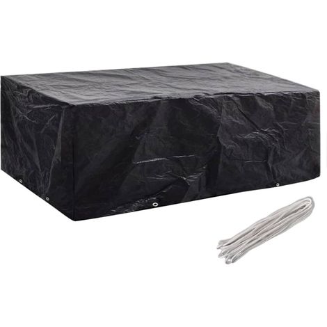 Maison Exclusive - Funda de muebles de jardín 2 uds set ratán 8 p