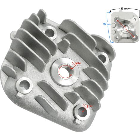 Culasse 70 cm3 pour scooter Falcon 2T à moteur horizontal (1/3)