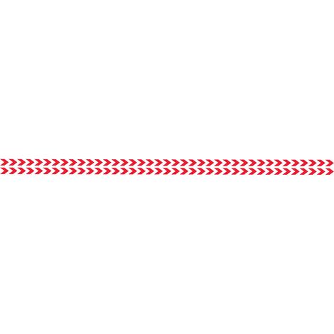 Lot 2 bandes 52mm x 1m - Double Chevrons Rouge - 4641263