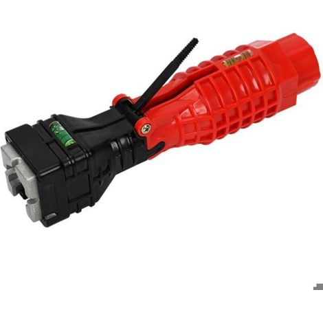 Clé Multifonction - 18 En 1 - Tête Double Pour Robinet D'évier Et Chauffe-Eau - 235 X 57 Mm - Rouge - 1 Pièce