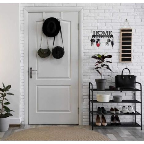 Porte-clés mural Sweet Home - Rangement pour clés de maison, travail, voiture - Décoratif et fonctionnel (1/4)