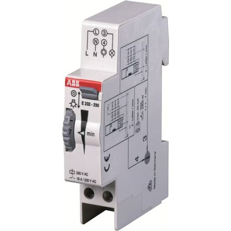 ABB 2CDE110000R0501 Treppenlichtzeitschalter Hutschiene 230 V (1/2)