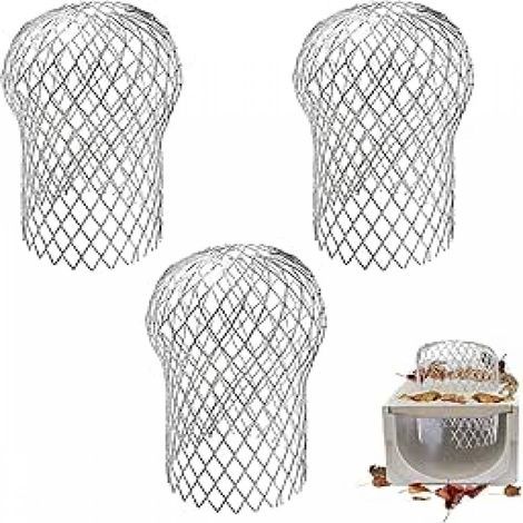 Filtre De Vidange - Protecteur De Gouttiere - Grille En Aluminium Pour Tube D Evacuation - Adaptatif 80 À 100 Mm (1/5)