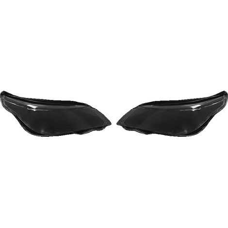 Cubierta de lente de faro, material ABS duradero, ajuste directo para BMW Serie 5, par (1/2)