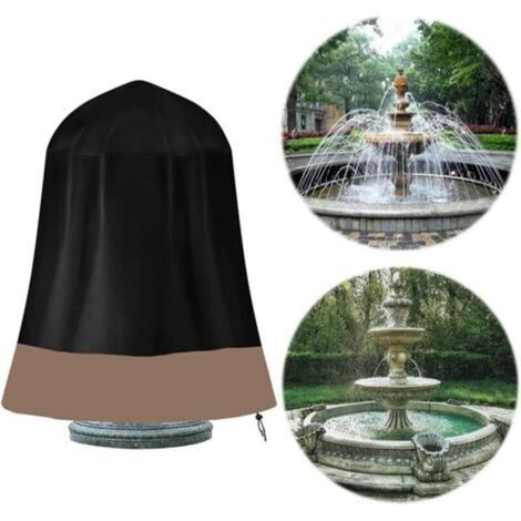 Housse de Fontaine Oxford Housse de Protection éTanche à la PoussièRe pour Hiver ExtéRieur Fontaine de Jardin Statue CaractéRistiques de l'eau (1/5)