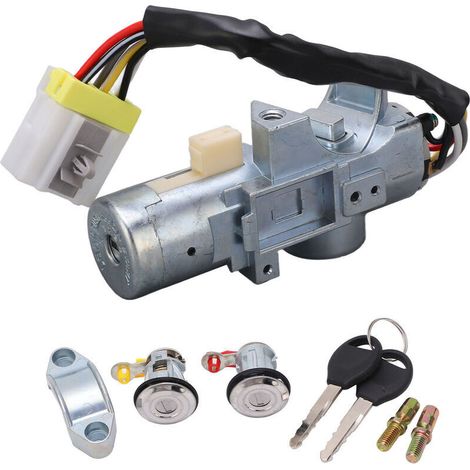 Ignition lock switch for Navara D22 1997-2006 – Aluminum alloy – Easy installation – 2 replacement keys (1/5)