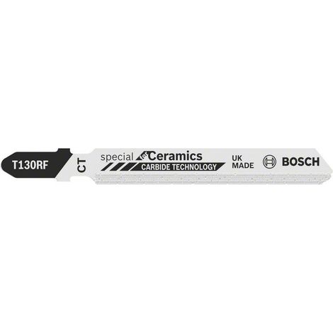 Hoja de sierra de calar T 130 RF Special for Ceramics  BOSCH 2608633104