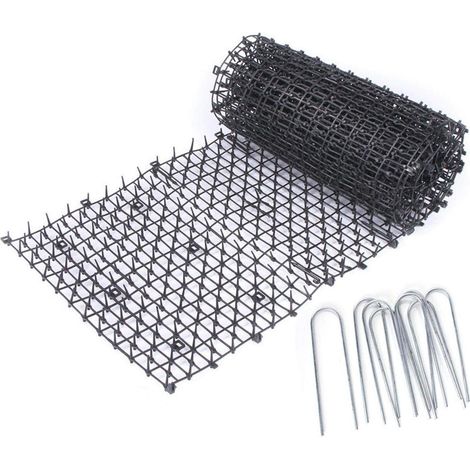 Anti-Chat Avec Pointes, Chien Chat Scat Mat Canapé Meubles Protection Cat Scat Spike Mat Cat Repellent Mat Tapis De Dissuasion Répulsif Anti-épine De Chat Répulsif Pour Jardin Intérieur Extérieur-Fei (1/5)