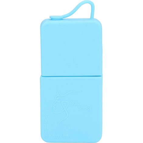 Moule rouleau de glace en silicone pour massage du visage, outil de soin de la peau, bleu (1/5)