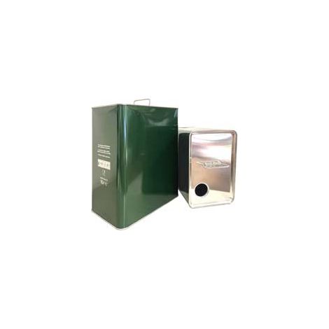 LATTINA PER OLIO RETTANGOLARE LT.10- - lt.10 - cm.23x15,5x30x5h. (bancale pz.112) - 4 pezzi