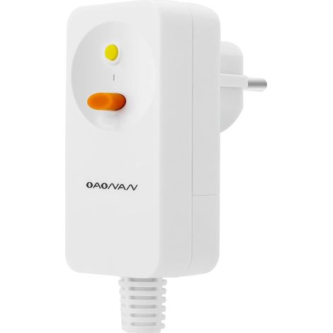 Disjoncteurs Fiche Différentielle RCD Plug avec Disjoncteur Interrupteur 16Amp -Blanc (1/5)