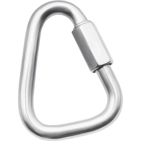 Lot de 1 mousqueton rapides M12 robustes en acier inoxydable avec connecteurs triangulaires et crochets à vis (1/5)