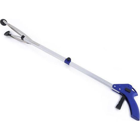 Pince de Préhension Pliable, Ventouse en Caoutchouc pour Ramasseur de Déchets Portable pour Usage Domestique (Tube carré en aluminium) (1/5)