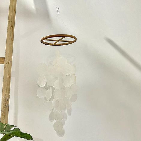 La Mode Style Europen Et Amricain Maison Simple Dcoration Pendentif Balcon Chambre Couloir Dcoration Miroir Coquille Vent Carillon Pendentif Spot