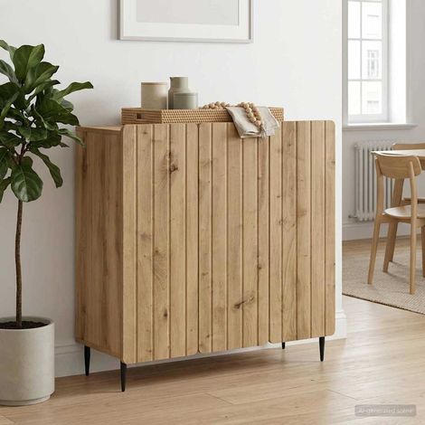 Aparador Roble artisan 89 x 34,5 x 82 cm Madera de Ingeniería (1/4)
