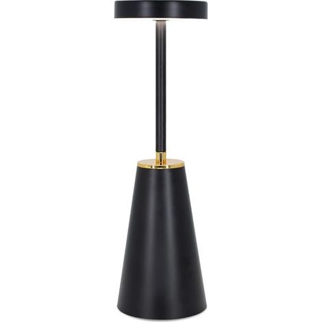 Lampada da tavolo moderna senza fili - Lampada da scrivania touch ricaricabile tramite USB con luminosità dimmerabile e 3 colori (1/4)