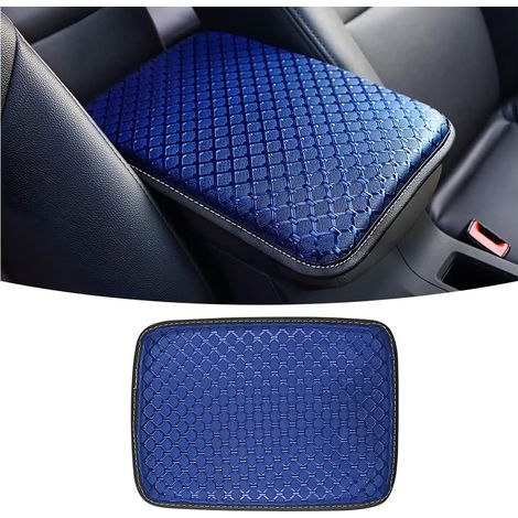 Lntyq Housse pour Accoudoir de Voiture, Coussin de Boîte D'accoudoir Voiture Housse Console Centrale, Housse de Console Centrale(Bleu)