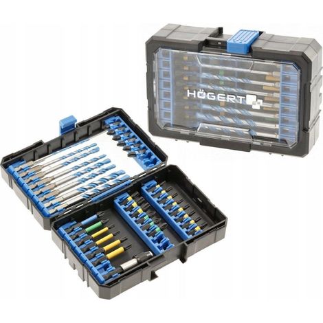 Set di Bit Hogert S2 Acciaio 35 Pezzi