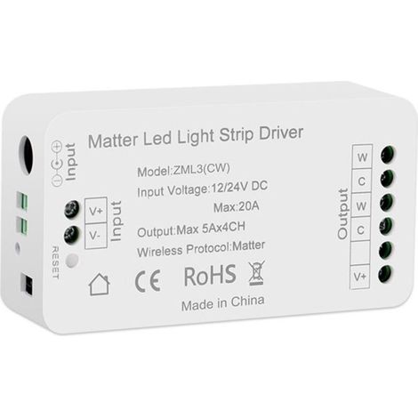 Matter Wifi CW LED-Streifen-Controller (1/4)