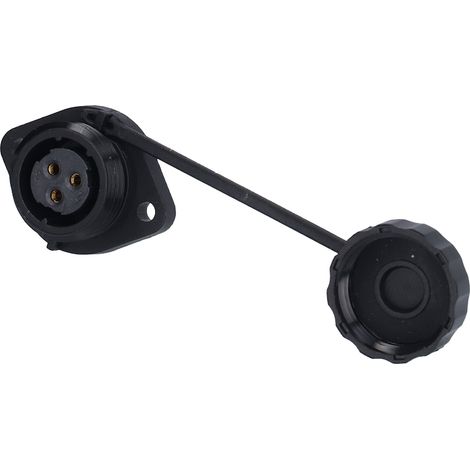 Connecteur aviation SP16 à brides étanche IP68 mâle femelle 3 broches 380V 10A pour câble Ø6-7.5mm soudure filetage M16x1.5 boîtier PA66 PA6 (1/5)