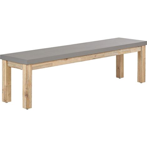 Gartenbank OSTUNI 160 cm Beton Grau