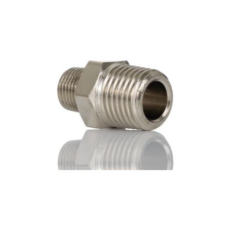 Adaptateur droit fileté Legris LF3000 vers R 1/4 Mâle R 1/8 Mâle ( Prix pour Paquet de 5 )