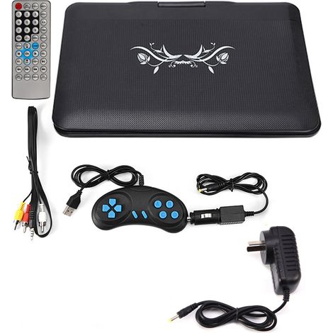 Lecteur DVD Portable 10,1 Pouces HD TV Écran LCD 16:9 800x480 Prise AU 110-240V (1/5)