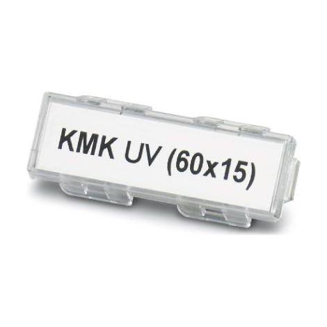 Phoenix Contact 1014108 KMK UV (60X15) Porte étiquette Type de montage: pour collier serre-câbles transparent 50 pc(s) A760212 (1/3)