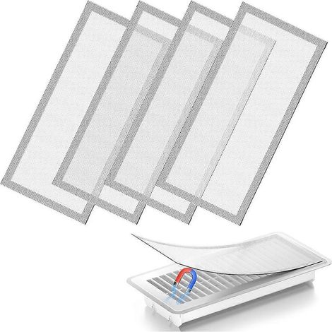 Grille de ventilation de sol, grille de ventilation magnétique, filtre de ventilation en maille, CA illustrés (1/5)