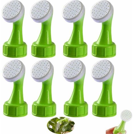 DEESSE SHOP - Bouchon De Bouteille D'arrosage 8PCS Arrosoir Bouteille Arrosoir Pomme Arrosoir En Plastique pour Plantes Semis Reproduction Bonsaï Graines 7 3 2.2cm (Vert) (1/5)