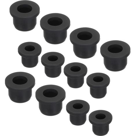Support en Caoutchouc en Forme de T pour Câble, Diamètre de Montage 10mm/14mm, Diamètre Intérieur 6mm/9mm, Protection d'Étanchéité pour Câbles, Passe-Câbles Flexibles pour Tuyaux (1/5)