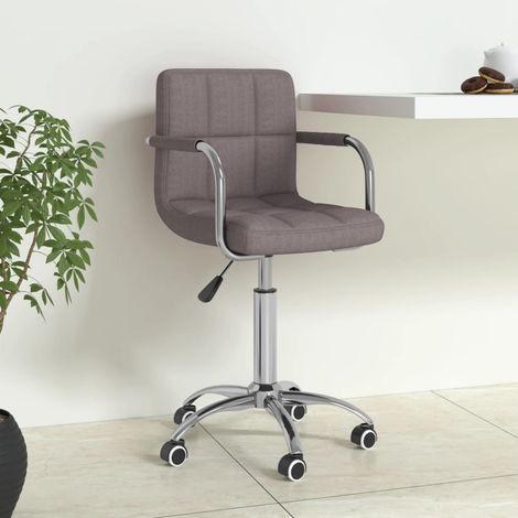 Bürostuhl Drehbar Taupe Stoff (1/5)