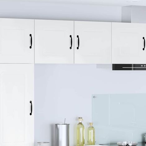 vidaXL Panneau de lave-vaisselle Kalmar Blanc brillant 40 x 31 x 40 cm