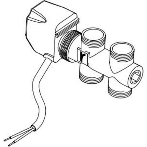 Vanne 3 voies pour ventilo-convecteur 1,2 jusqu'à 2,7 kW