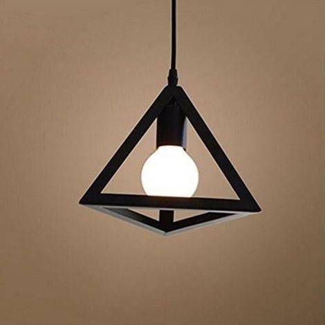 Fer petit lustre LED créatif chambre lampe frontale simple salle à manger lustre