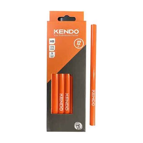 CRAYON DE CHARPENTIER KENDO 175 mm - Blister 12 pièces