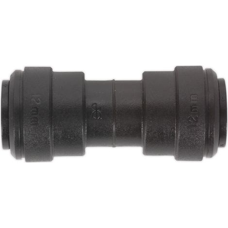 Sealey Straight Coupling 12mm Pack of 5 John Guest Speedfit PM0412E - JGCS12