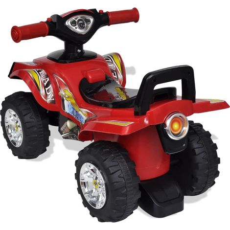 INLIFE Quad à chevaucher enfant rouge avec son et lumière (1/5)