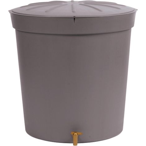 Garantia Regentonne 300l inkl Auslaufhahn Deckel Regenwassertonne Regenbehälter (1/4)