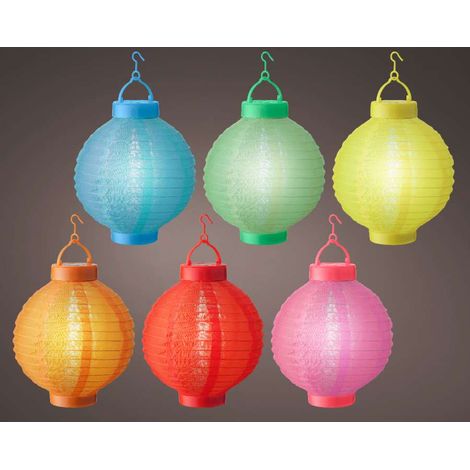 Lanterna solare 20x h23 cm colori assortiti (1/2)