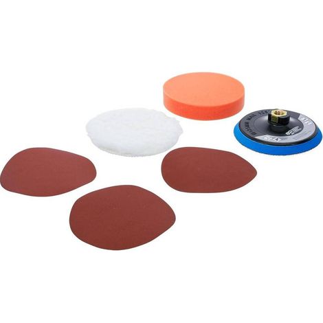 Jeu de Disques de Polissage et Ponçage D.125 mm - Polyvalent et Efficace, Pro - D-Work (1/5)