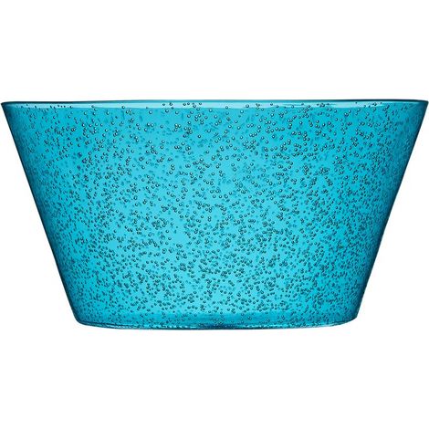 Zani Serafino Medium Bowl Memento Synth in Metacrilato D 20 Cm Colore Turchese