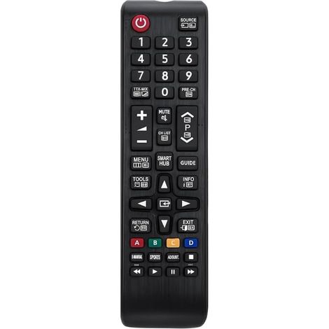 Télécommande pour Samsung Smart TV compatible uniquement avec tous les téléviseurs d'origine - aucune programmation requise (1/5)