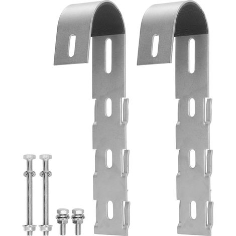 2 Pièces Support de Panneau Solaire pour Balcon en Acier Inoxydable, Crochets de Fixation (1/5)