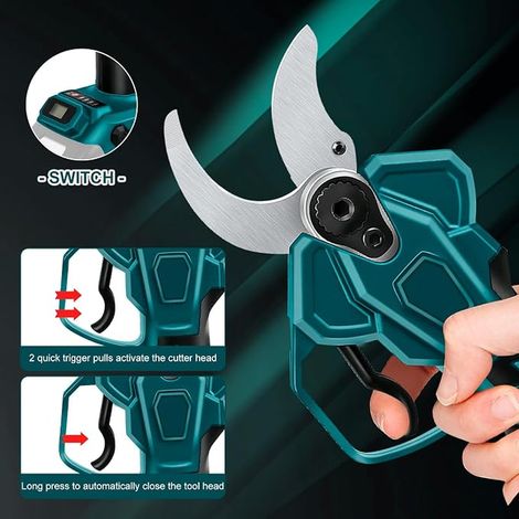 Electric Pruning Shears Compatible with 18 V, Opening 65 mm (1/3)