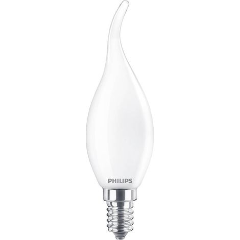 Philips LED 76293300 LED CEE E (A - G) E14 forme de flamme 2.2 W = 25 W blanc chaud (Ø x L) 3.5 cm x 12.3 cm 1 pc(s) A866842 (1/5)