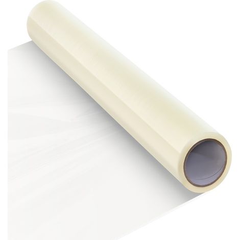 Mophorn 36“ x 200' Teppichschutzfolie, Selbstklebender Bodenschutz, Polyethylen-Schutzrolle für Bau und Renovierung