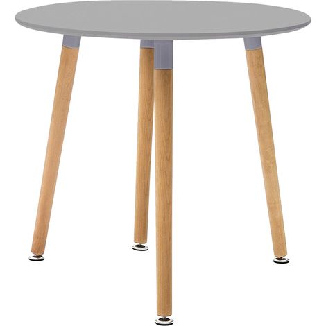 TAVOLO LIONE TONDO 80 X H75 CM IN COLORE GRIGIO (1/2)